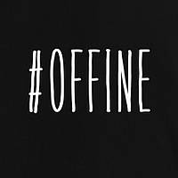 Екосумка "#offine", Чорний, Black, англійська, фото 4