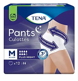 Труси-підгузки для дорослих Tena Pants Plus Night Мedium, 12 шт.