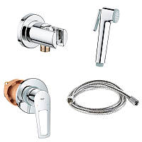 Комплект для гигиенического душа Grohe Bau Loop из New Tempesta-F, хром (UA11104201A)