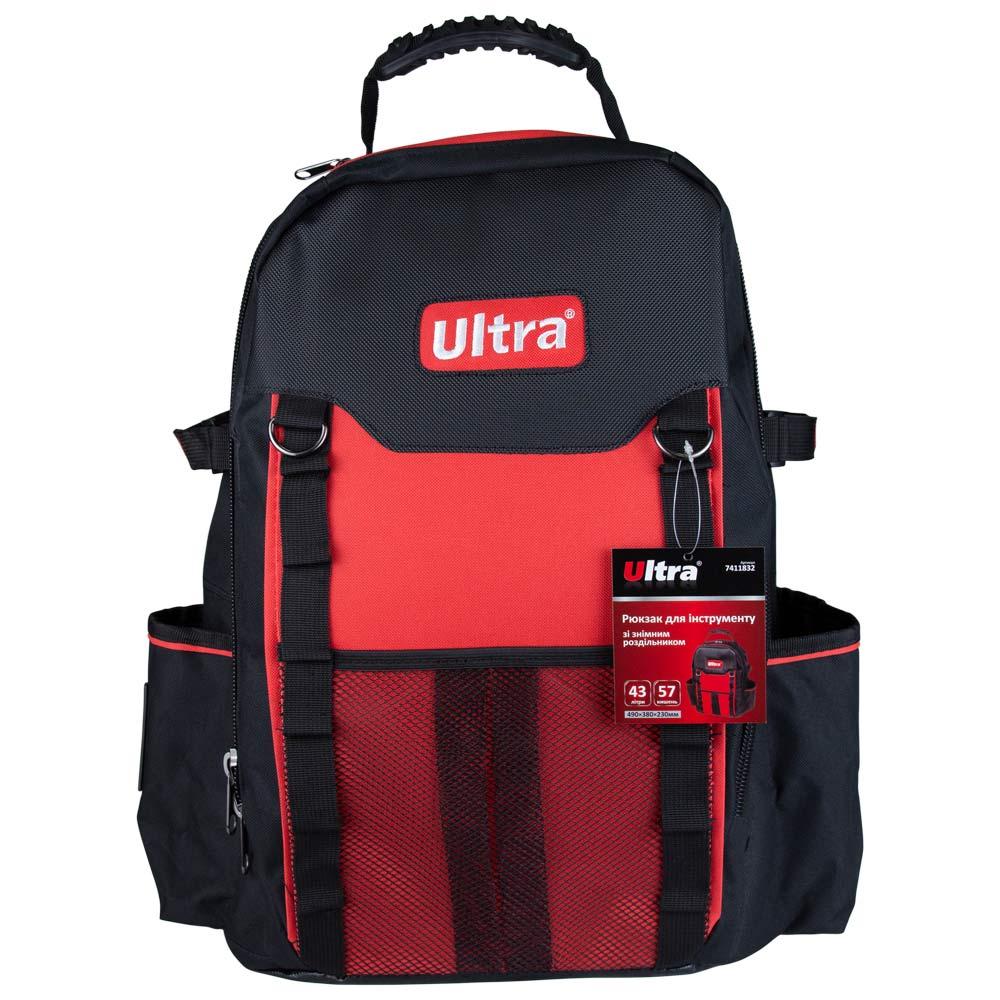 Рюкзак для інструменту 6 кишень 490×380×230 мм 43 л ULTRA BF