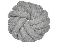 Boucle Knot Cushion 31 x 31 см серая акола