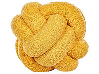 Boucle Knot Cushion 19 х 19 см Желтый Мални