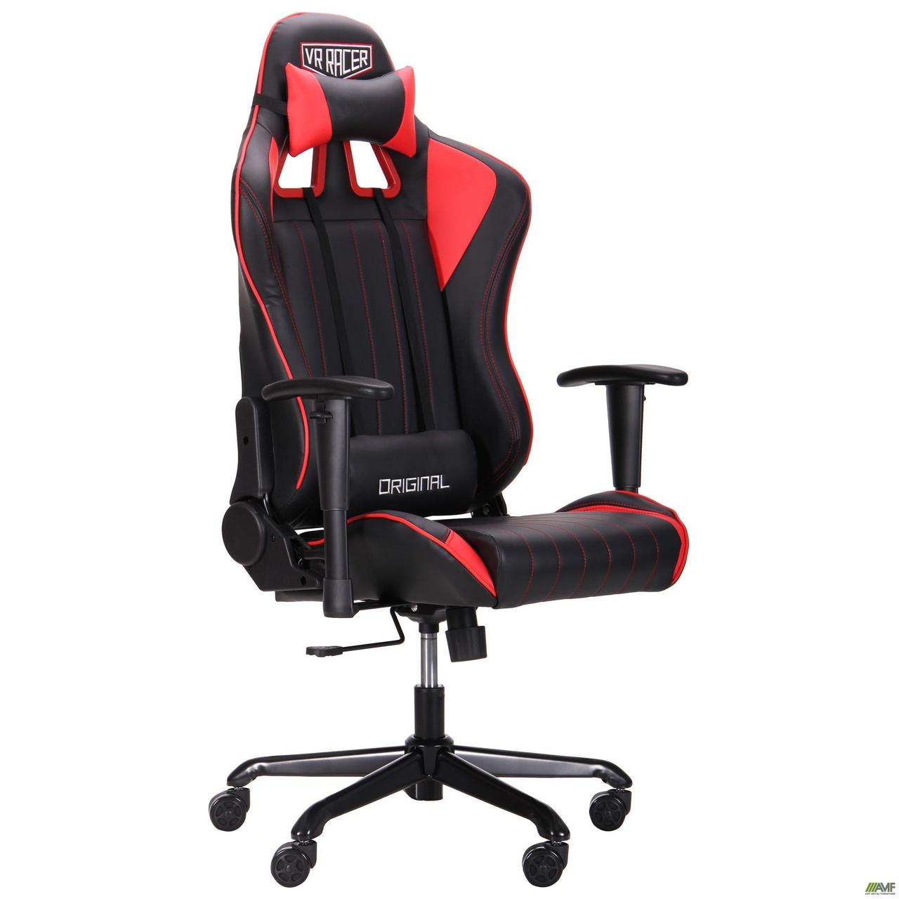 Крісло VR Racer Shepard чорний/червоний