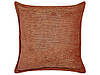 Набір з 2 вельветових подушок 43 x 43 см Золотисто-коричневий ZINNIA, фото 3