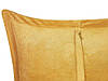 Набір з 2 вельветових подушок 47 х 27 см Жовтий ZINNIA, фото 5
