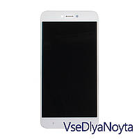 Дисплей для смартфона (телефона) Xiaomi Redmi Note 5A, Y1 Lite, White (в сборе с тачскрином)(с рамкой)