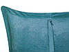 Набір з 2 вельветових подушок 47 х 27 см бірюзового кольору ZINNIA, фото 5
