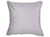 Набір з 2 подушок зі штучного хутра 43 х 43 см, світло-сірий ПУРСЛАК, фото 4