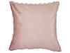 Набір з 2 подушок зі штучного хутра 43 х 43 см, пастельно-рожевий ПУРСЛАК, фото 4