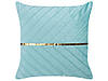Набір з 2 оксамитових подушок 45 х 45 см Світло-блакитна ШИША, фото 3
