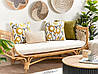 Набір із 2 вишитих бавовняних подушок із рослинним мотивом 45 x 45 см, різнокольоровий ШАЛОТ, фото 2