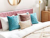Набір з 2 оксамитових подушок 45 x 45 см. Бірюзовий ЯРРОВ, фото 2