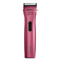 Машинка для стрижки тварин акумуляторно-мережева Wahl Super Groom Pink 1872-0463