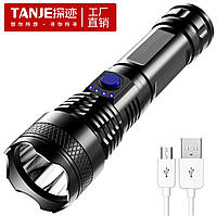 Ліхтарик ручний тактичний акумуляторний USB Tanje 1200 mAh, 3w COB, 120 Lm, USB, L-839