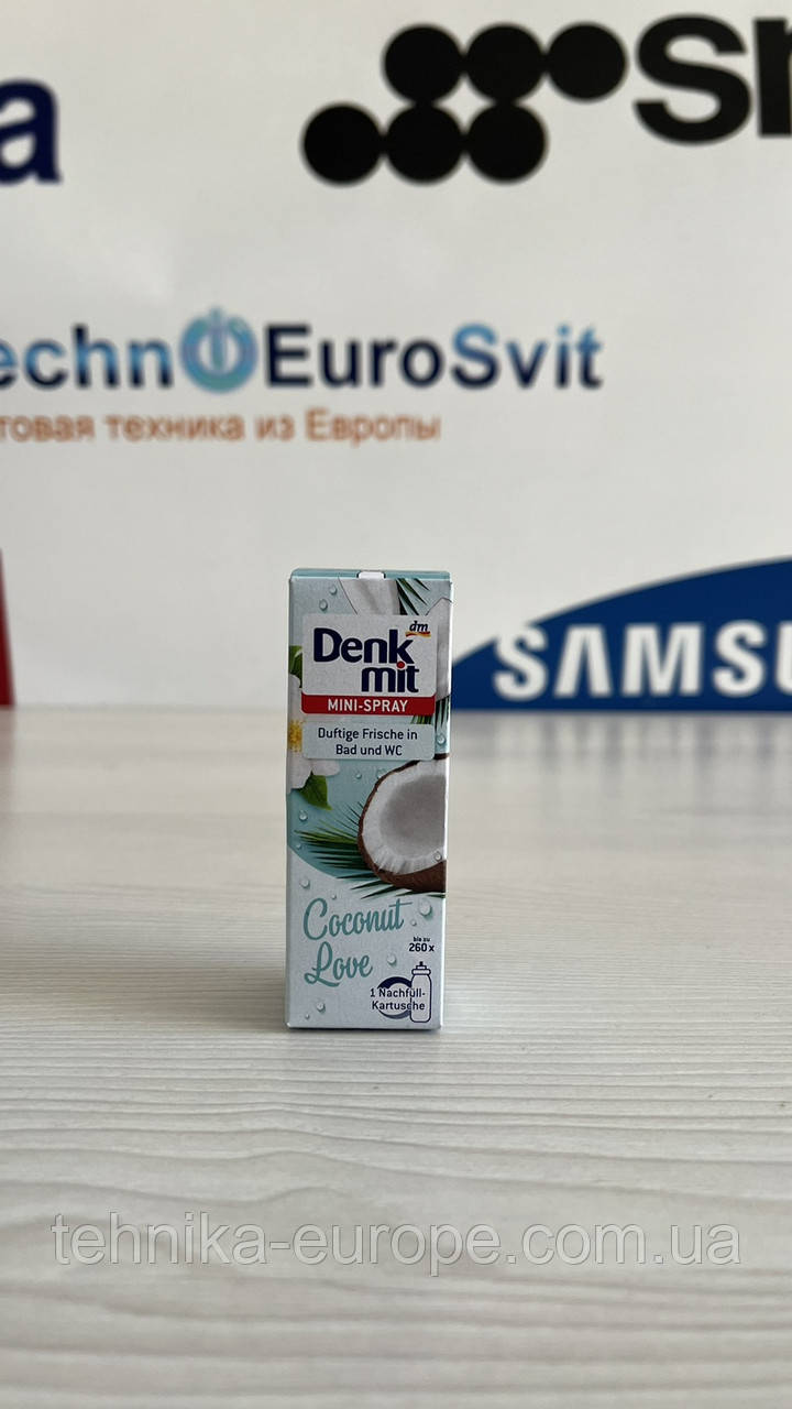 Освіжувач повітря міні спрей coconut love 25 мл Denkmit E23