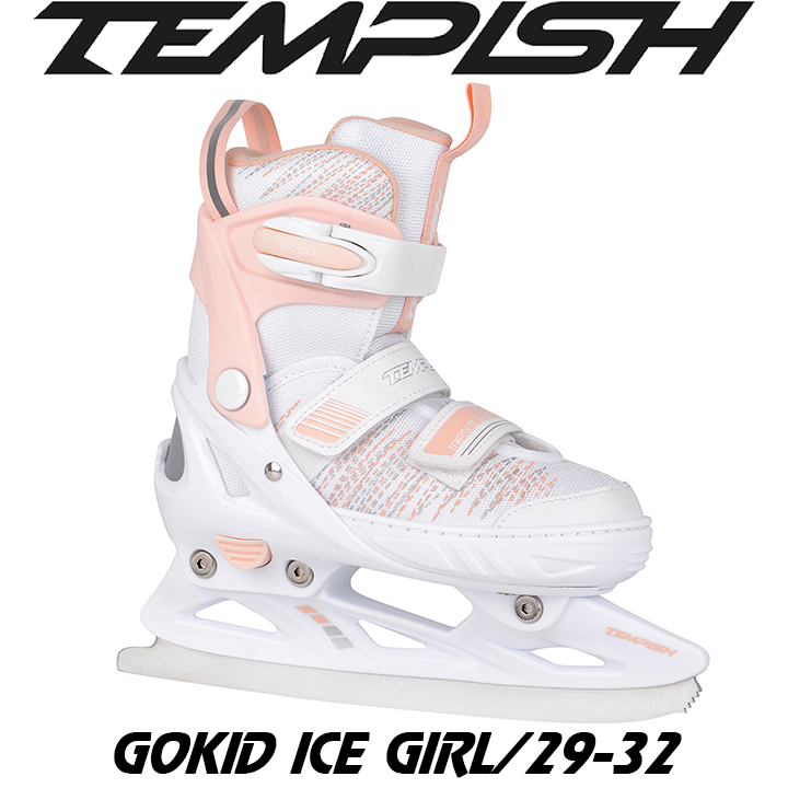 Ковзани льодові розсувні дитячі для дівчинки Tempish GOKID ICE GIRL розмір 29-32/18-19,5 см