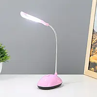 Настольная лампа DESK Light X 7188, светильник на батарейках, мини LED фонарь Розовый