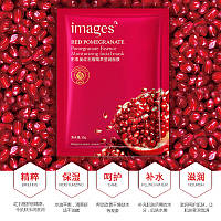 Тканевая маска с экстрактом граната Images Red Pomegranate Natural of Extraction Moist Facial Mask 30г