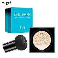 Кушон для лица Tuz Collagen Hydro Air Cushion CC Cream 15 мл (Тон 01 Светло-бежевый)