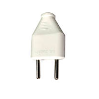 Electro House Вилка біла плоска б\з EH-2230