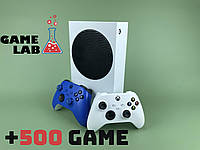 Xbox Series S 512 Gb +500 Ігор +Game Pass Ultimate (10 місяців), Два джойстики