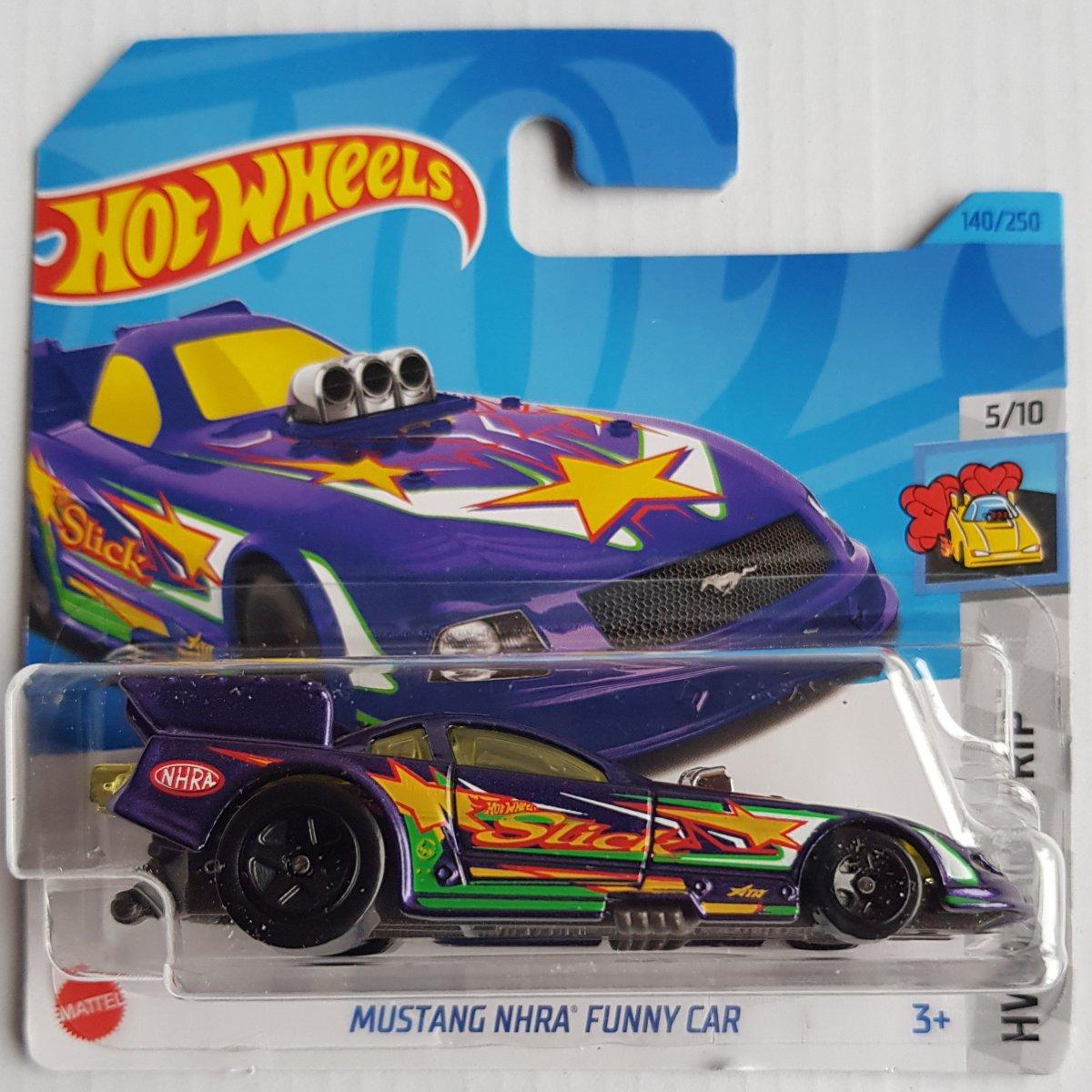 Машинка Хот Вілс 1:64 Mustang NHRA Funny Car колекція HW Drag Strip Hot Wheels Mattel HKH30