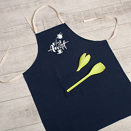 Фартух "Bon Appetit", Синій, Blue, French