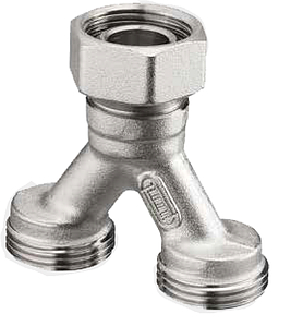 Трійник Y-подібний під євроконус  2x16-3/4"