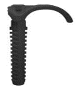 Дюпель-гак одинарний для труби (100шт)