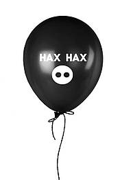 Кулька надувна "Нах нах", Чорний, Black, російська