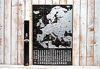 Скретч-карта "My Map Europe edition ENG", англійська aiw4367