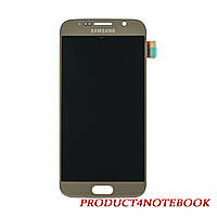 УЦЕНКА !!! Дисплей для смартфона (телефона) Samsung Galaxy S6 SS, SM-G920, gold (в сборе с тачскрином)(без