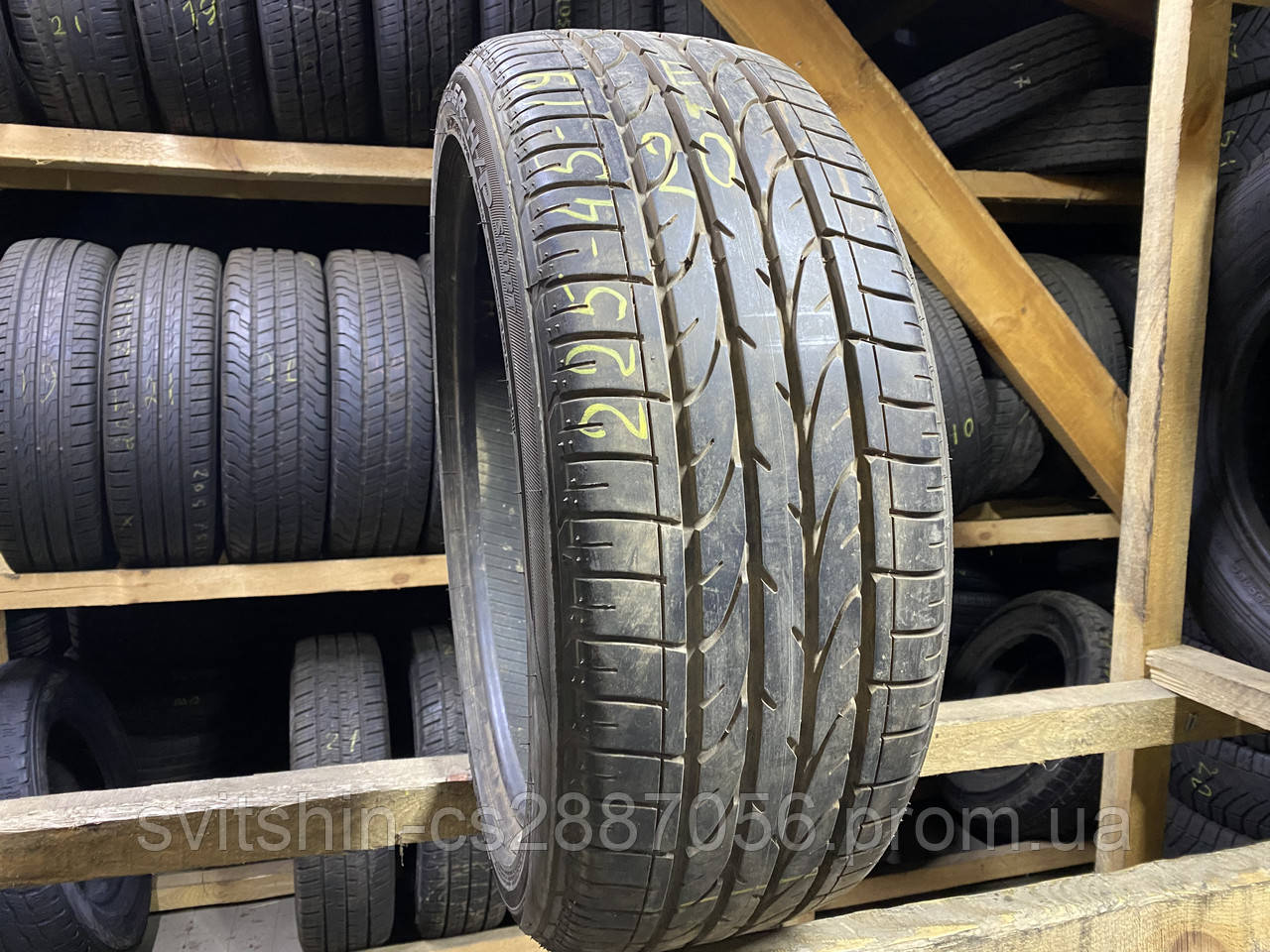 Розпаровка 225/45R19 Bridgestone Dueler H/P Sport 7мм 2020рік