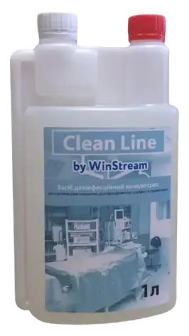 Дезінфікуючий засіб "Clean Line" 1л флакон, фото 1