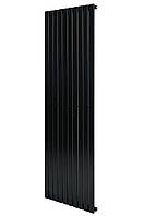 Радиатор дизайнерский вертикальный TERNI 10/1800 черный матовый 1800*590