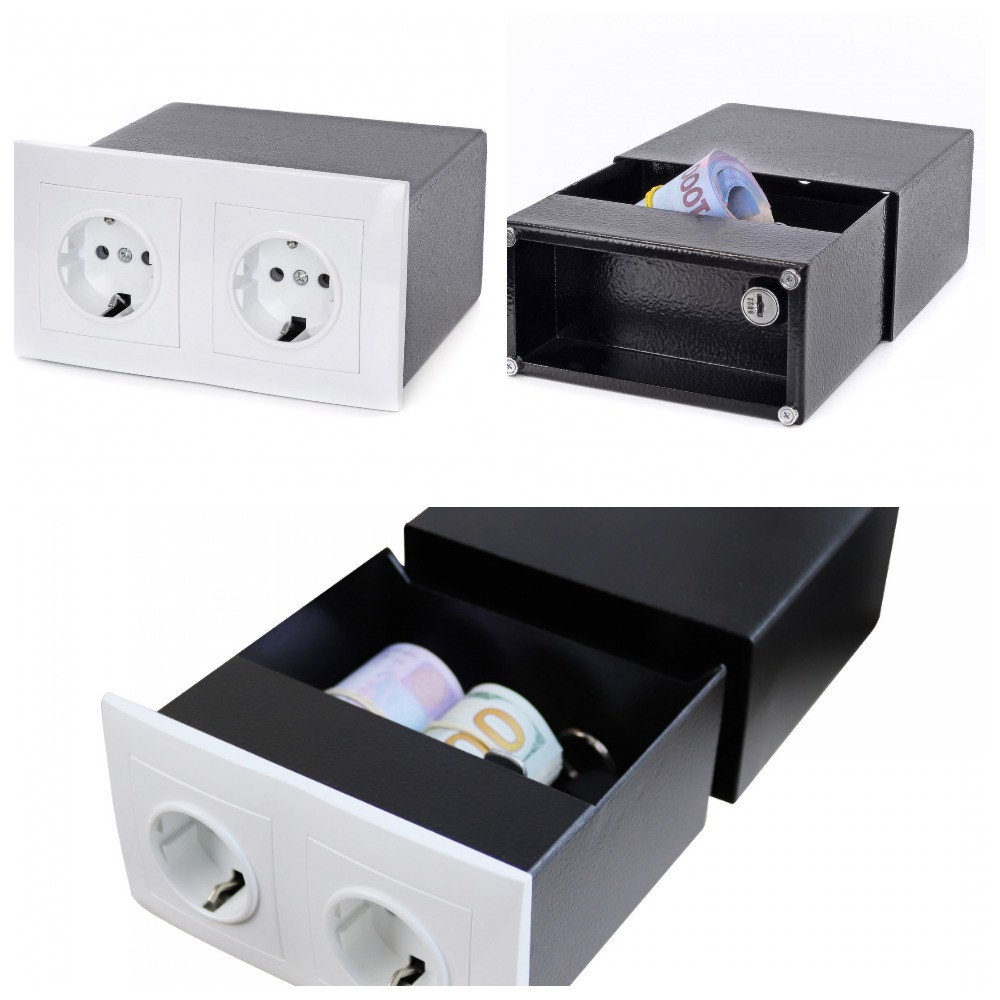 Сейф-розетка MySafe SK.2 | Безпечне сховище для цінних речей у вигляді розетки