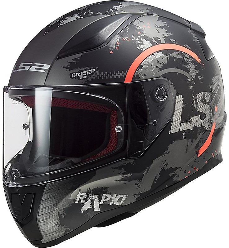 МОТОШОЛОМ ЗАКРИТИЙ LS2 FF353 RAPID CIRCLE КОЛІР MATT TITAN ORANGE