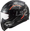 МОТОШОЛОМ ЗАКРИТИЙ LS2 FF353 RAPID CIRCLE КОЛІР MATT TITAN ORANGE, фото 3