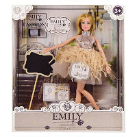 Кукла шарнирная Эмили "Emily" модная с аксессуарами 29 см QJ090