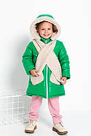 Детская зимняя удлиненная куртка для девочки Мери