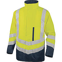 Утепленная светлоотражающая сигнальная куртка 5-1 optimum 2 цвет желтый р.3XL Delta Plus