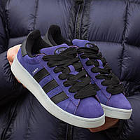 Кроссовки женские Adidas Campus Purple, Адидас Кампус замшевые, код IN-1529