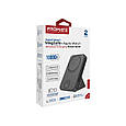 УМБ Promate PowerMag-Trio 10000 mAh, MagSafe, USB-C PD Black (powermag-trio.black), фото 8