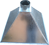 Зонт витяжний, парасолю з нержавійки, парасолю з оцинковки, зонт витяжний побутової., фото 3