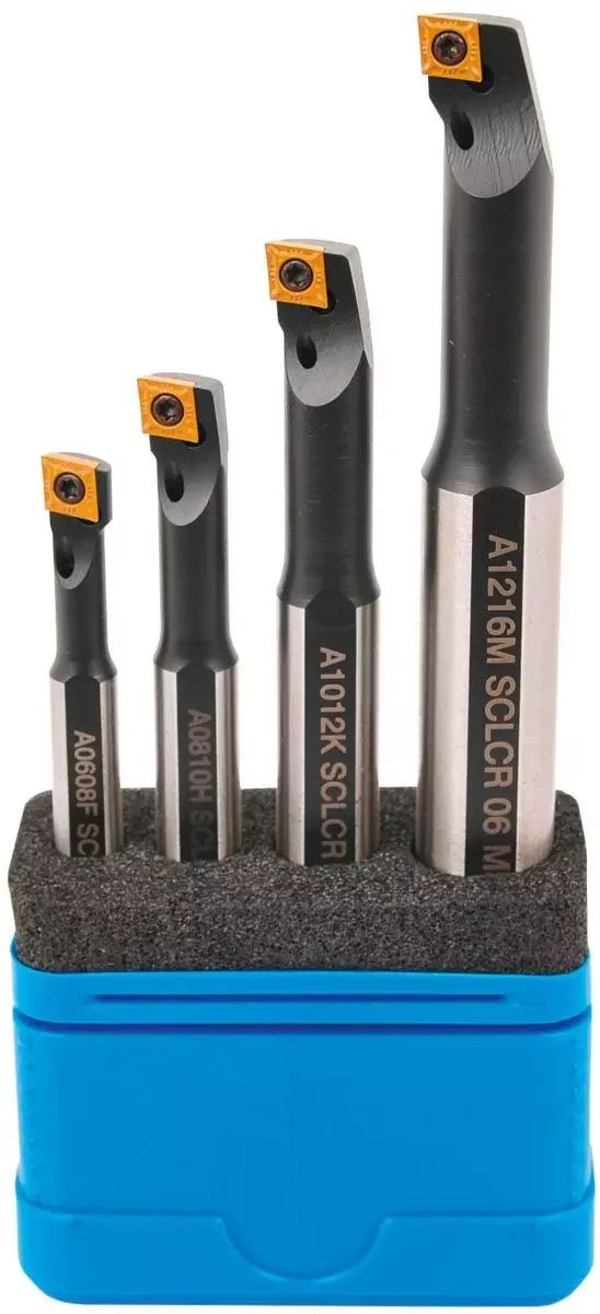 Комплект рослинних оправок із внутрішнім охолодженням 4 шт. мод. SCLCR 95° вкл. вставки ДМ (6-8-10-12 мм), фото 1