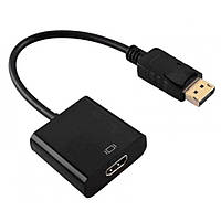 Адаптер переходник DP - HDMI Black