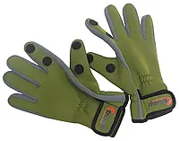 Перчатки TRAMP Effort неопреновые 1,5мм зеленые/серые (UTRGB-002-M) (TRGB-002-M)