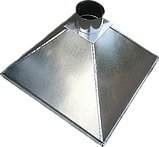 Зонт витяжний, парасолю з нержавійки, парасолю з оцинковки, зонт витяжний побутової., фото 4