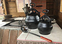 Афганський казан скороварка 8 л чорний RASHKO BABA комбінований алюміній виробництво Афганістан Рашко Баба, фото 4