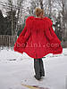 Куртка-парка "Scarlett" з ламою червоного кольору, фото 2